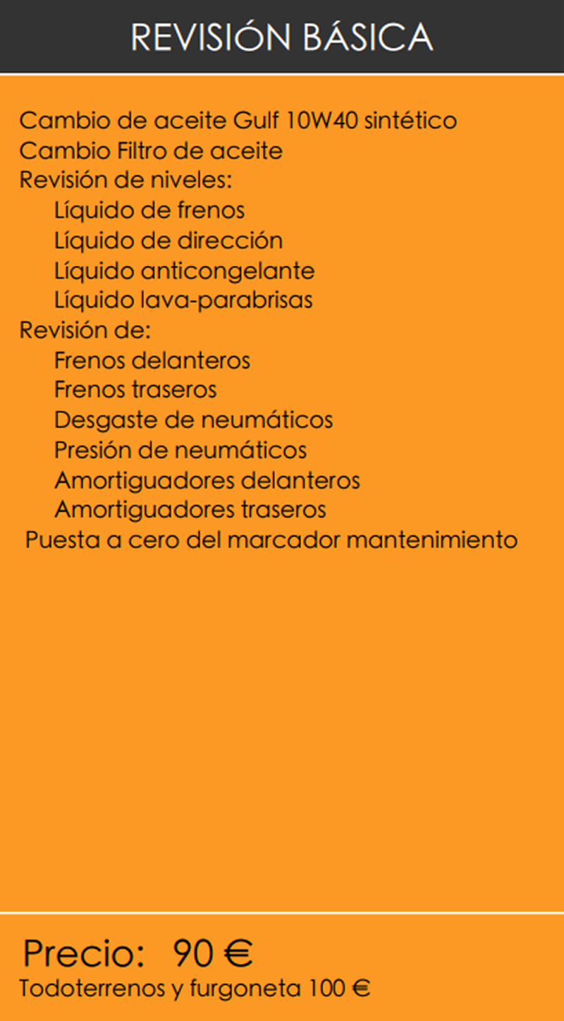 Cambio de aceite en Coslada (Madrid)